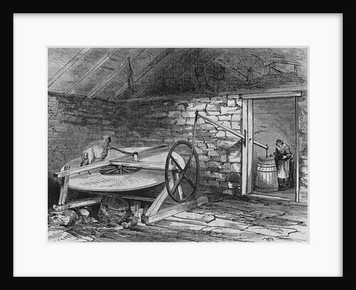 View of Churning Device by Anonymous