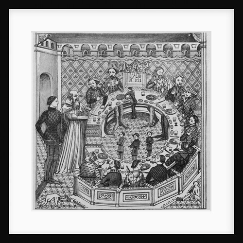 King Arthur with His Knight by Anonymous