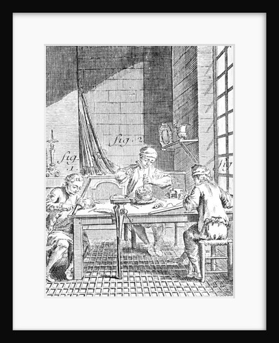 Illustration of Silversmith Working by Anonymous