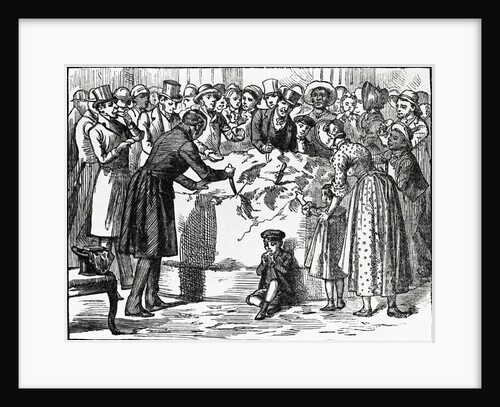 Trademark Illustration for Parisian Cloth Shearers by Anonymous