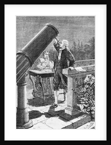William Herschel with Sister Caroline Lucretia by Anonymous