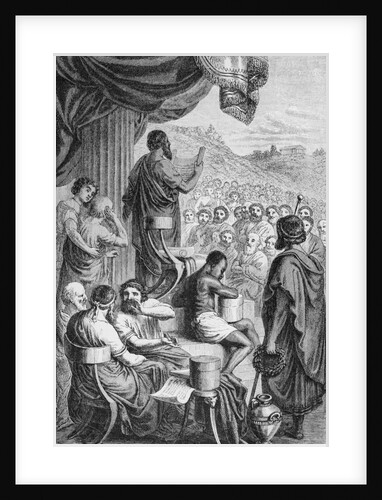 Herodotus Reading His History to the Assembled Greeks Illustration by Anonymous