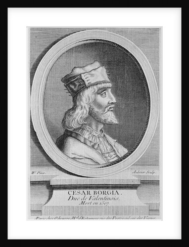 Portrait of Cesare Borgia by Anonymous