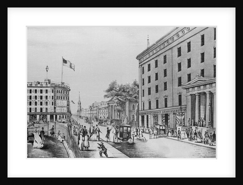 View of Astor House Entrance by Anonymous