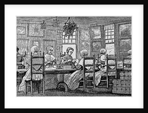 Shaker Women Preparing Medicinal Herbs by Anonymous