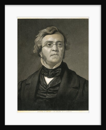 Engraving of William Thackeray by Anonymous