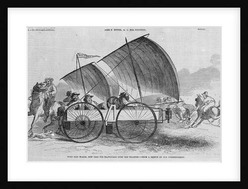 Illustration of Windship Wagon by Anonymous