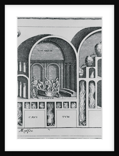 Heating Installation in Roman Bath by Anonymous