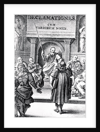 Title Page of Declamationes by Quintilian