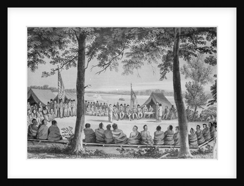 View of Indian Council Negotiations by Anonymous