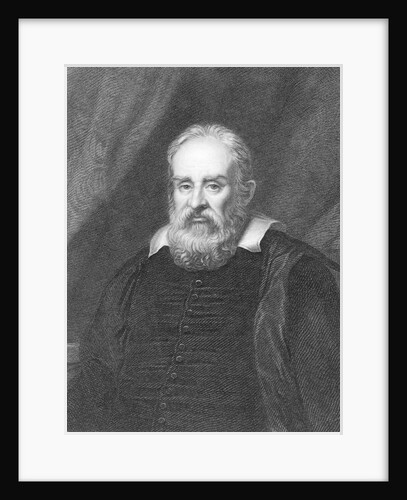 Galilei Galileo in Portrait by Anonymous