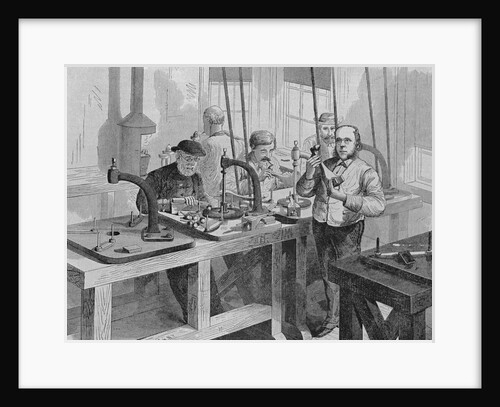 Men Working in Diamond Industry by Anonymous
