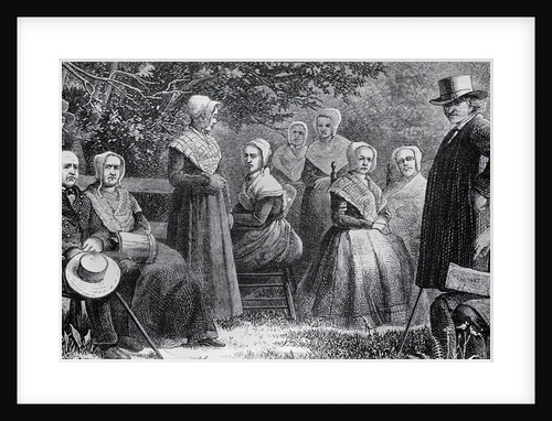 Portrait of Group of Pennsylvania Shakers by Anonymous