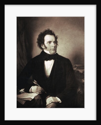 Portrait of Franz Schubert by Anonymous