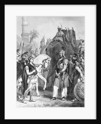 Alexander The Great After Conquering Porus by Anonymous