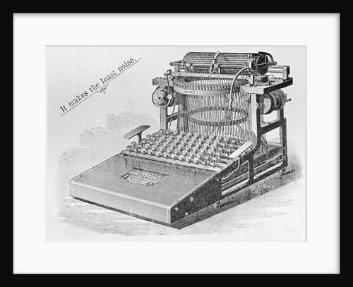 Typewriter Caligraph by Anonymous