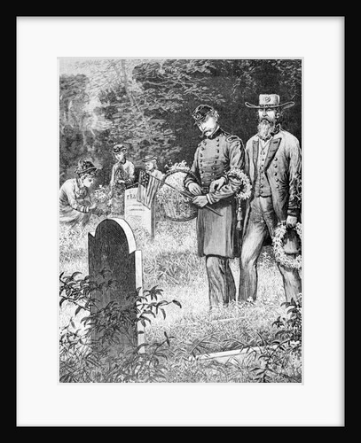 Memorial Day at the Cemetery by Anonymous