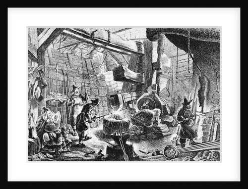Interior of an Iron and hammer by Anonymous