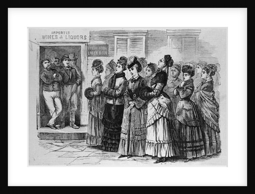 Women Chanting for Temperence Movement by Anonymous