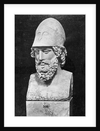 Ancient Roman Bust of Pericles by Anonymous