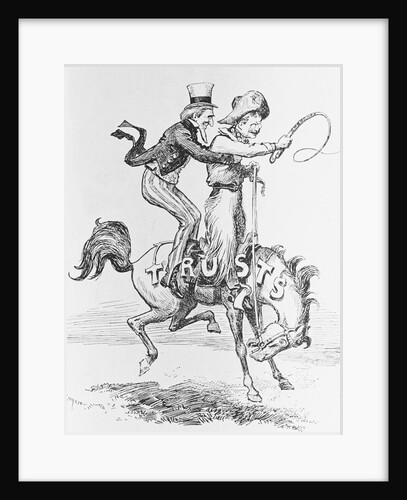 Bronco Billy with Galloping Horse by Anonymous