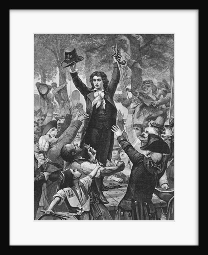 Illustration Depicting Camille Desmoulins by Anonymous