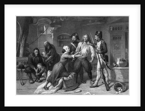 Illustration Depicting Man Being Arrested by Anonymous