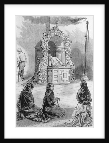 Confessional in a Mexican Cathedral by Anonymous