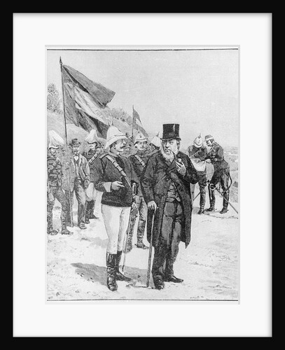 President Kruger Visiting Troops by Anonymous