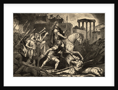 Visigoth Leader on Horseback by Anonymous