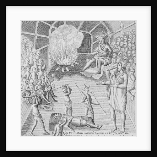 King Powhatan and Pocahontas by Anonymous