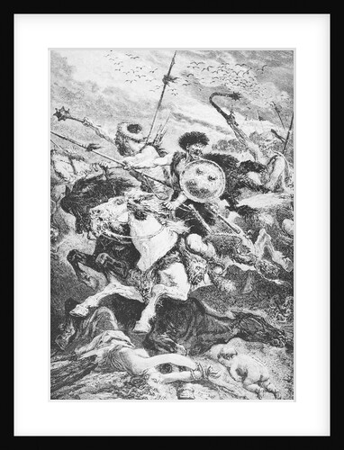 Huns Searching Danube Valley by Anonymous