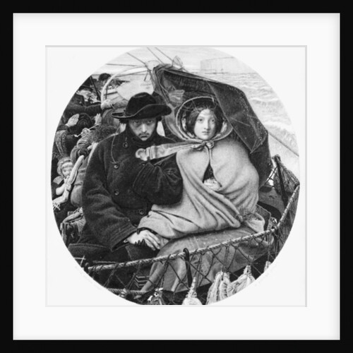 Family Sailing Away From England by Anonymous
