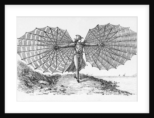 Man with His Glider by Anonymous