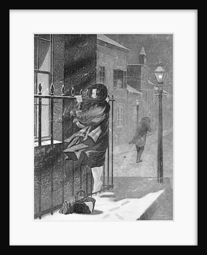 Women Peering Inside Window by Anonymous