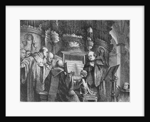 Young Mozart Performing at Vienna Church by Anonymous