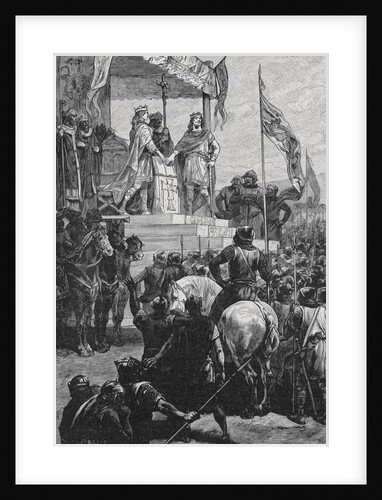 Illustration of the Strasburg Oaths by Anonymous