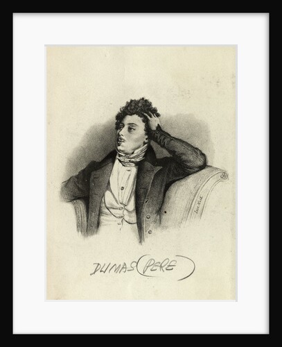Playwright and Novelist Alexandre Dumas by Anonymous