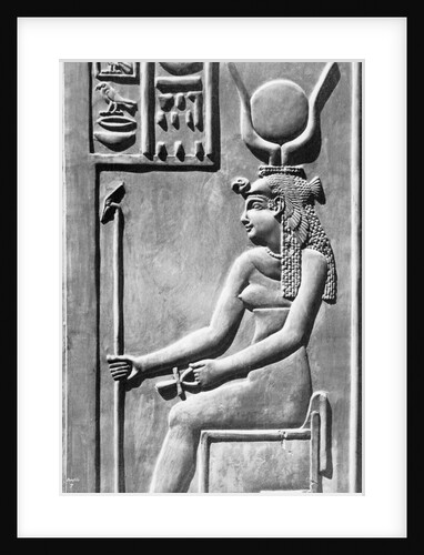 Egyptian Relief of Cleopatra in the Guise of Isis by Anonymous