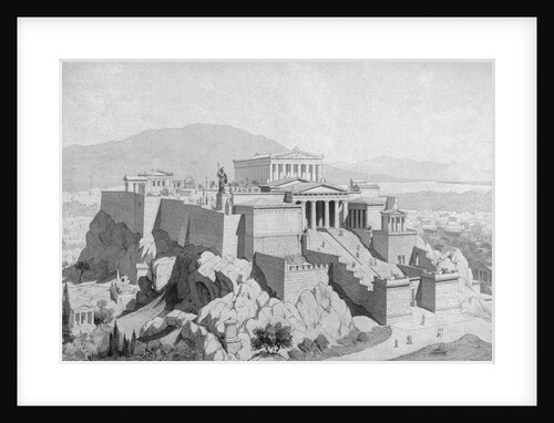 Reconstruction of the Acropolis in Athens by Anonymous