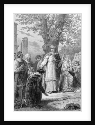 King Louis IX Administering Justice by Anonymous