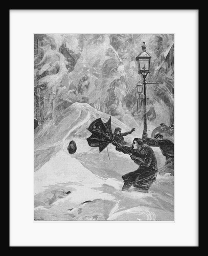 1888 Blizzard in New York by Anonymous