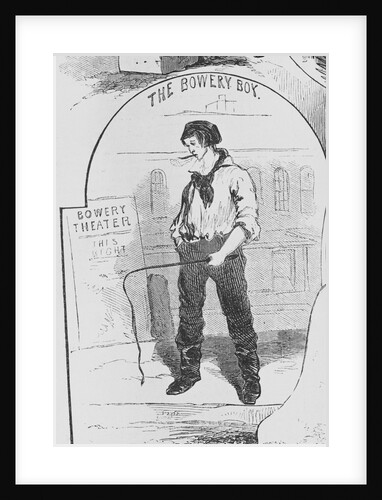 The Bowery Boy Drawing by Anonymous