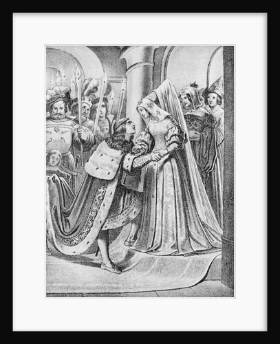 Emperor Maximilian Greeting Mary of Burgundy by Anonymous