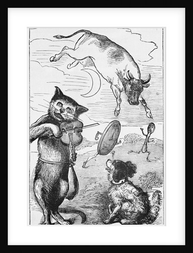 Illustration for Mother Goose Nursery Rhyme by Anonymous