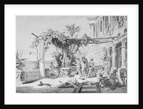 Emperor Tiberius Lounging by Anonymous