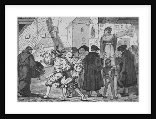 Illustration of Men Selling Books in Germany by Anonymous