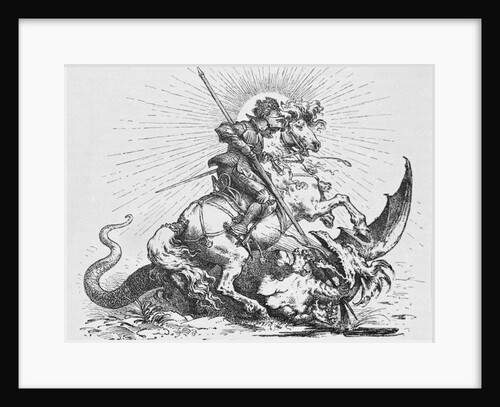 Saint George Slaying Dragon by Anonymous
