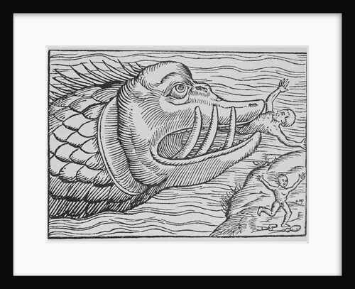 Sea Monster Eating Children by Anonymous