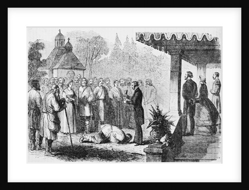 Officials with Serfs Receiving Their Freedom by Anonymous